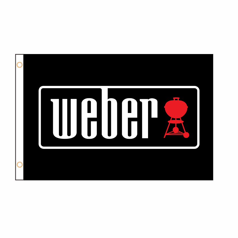 Weber BBQ Flag Banner 2ft*3ft 3ft*5ft QZ-089