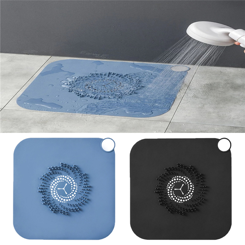 Floor Drain Cover Bathroom Sink Filter Silicone Deodorant Pad Anti Clogging Hair Catcher Stopper Bathroom Accessories