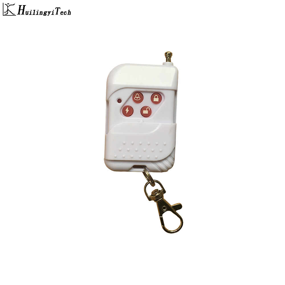 Wireless Plastic Remote Control Button For Home Alarm Systems Gsm Alarm Remote Control