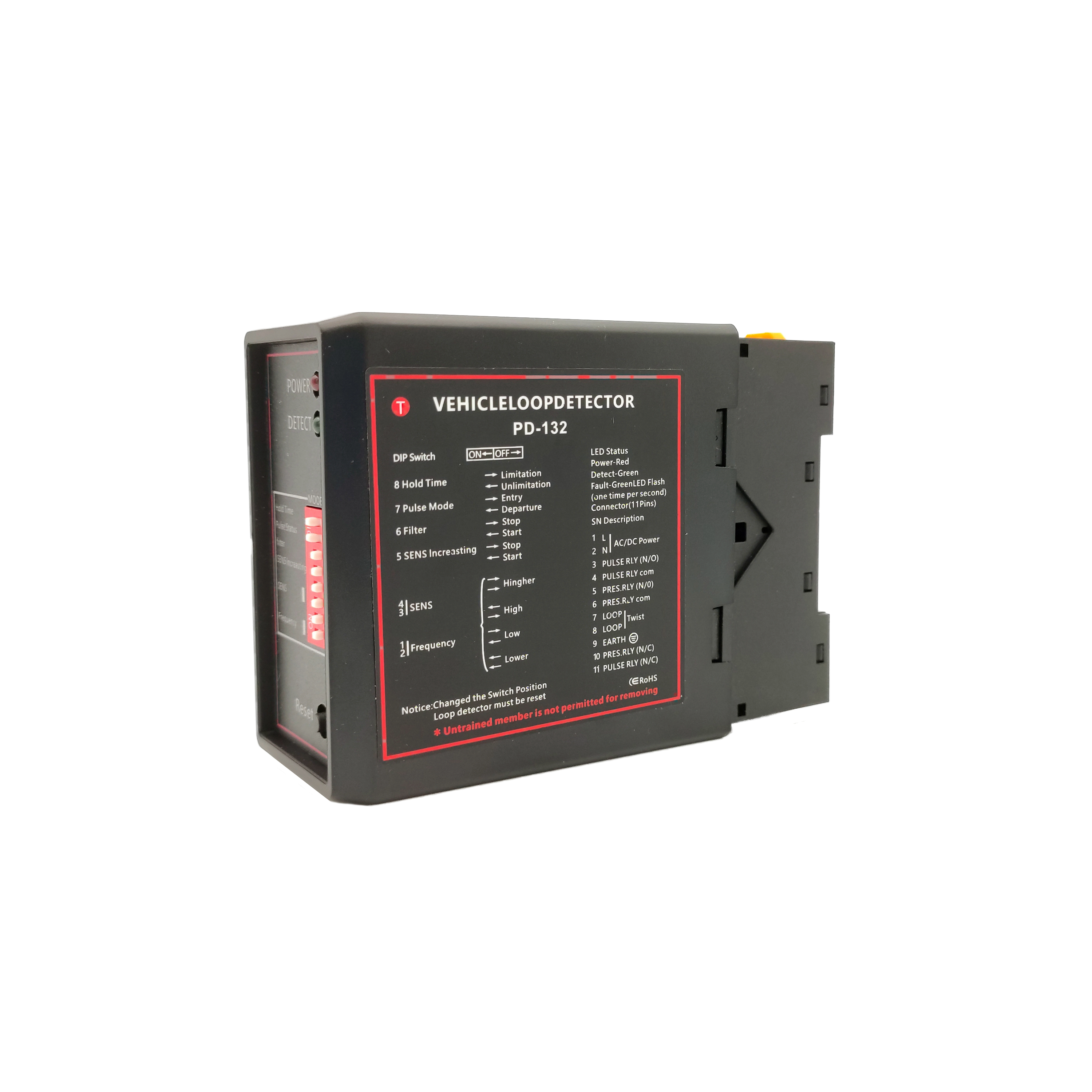 KinJoin Single Loop Detector PD-132 For Auto Gates/RFID Parking Access Control Automatic Gates Boom Barrier