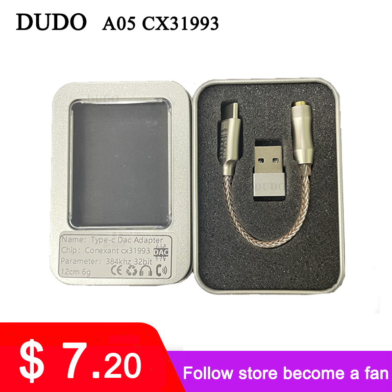 LXDAC A05 CX31993 USB Type C DAC Headphone Amplifier with 3.5mm Output Audio Interface DAC Audio Adapter Chip Decoding Earphone