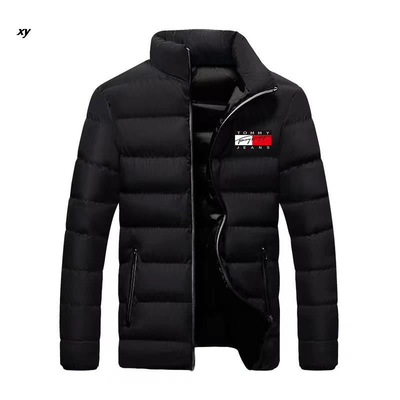  Autumn And WinterMen's Jacket Down Jacket  Printing Men's Casual  Men's Zipper Top Direct Sales