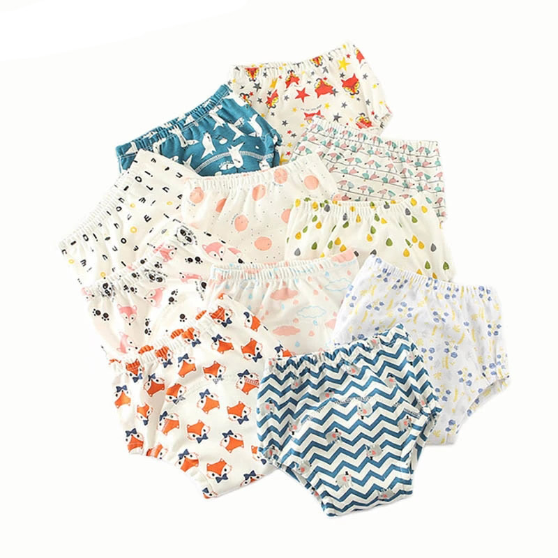 Cotton Cartoon born Baby Panties Toddler Briefs babies Training Pants Underwear For Baby Girl Boy Underpants 6-18M