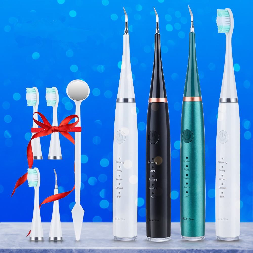 Electric Toothbrush Sonic Dental Scaler Teeth Whitening kit Tooth Whitener Calculus Tartar Remover Tools Cleaner Stain Oral Care