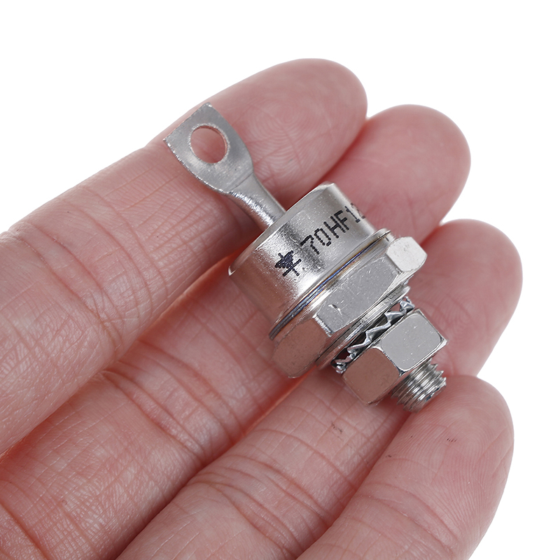 1 Pcs 70HF120 70A 1200V High Power Rectifier Metal Stud Type Rectifier Diodes Accessories