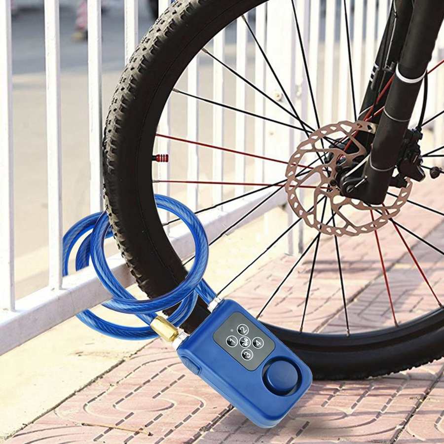 Y787 Intelligent Bicycle Anti-Theft Lock Motorbike Cable APP Control Alarm Lock Waterproof Anti Alarm Bicycle Lock Outdoor