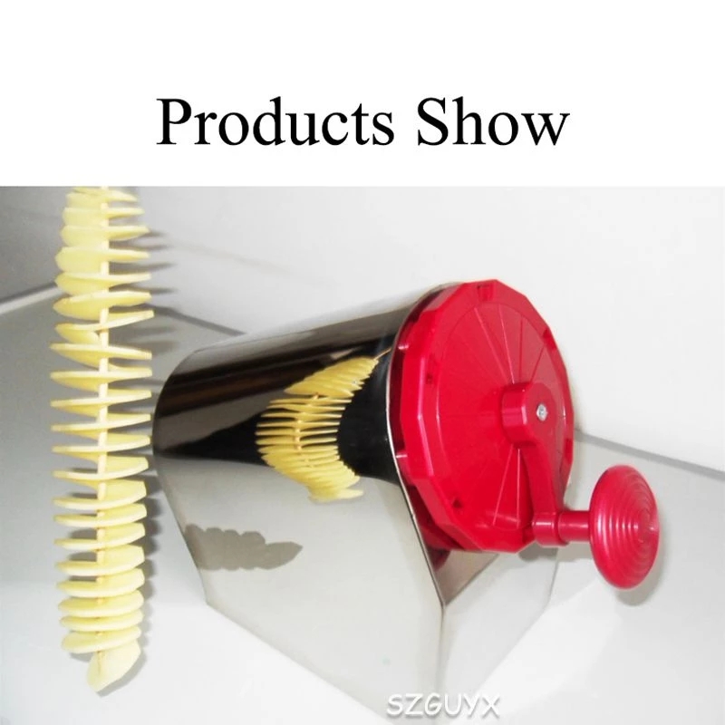 Manual Stainless Steel Potato Machine Twisted Chips Potato Slicer Spiral Potato Cutter French Fry Spiral Cutting Tools