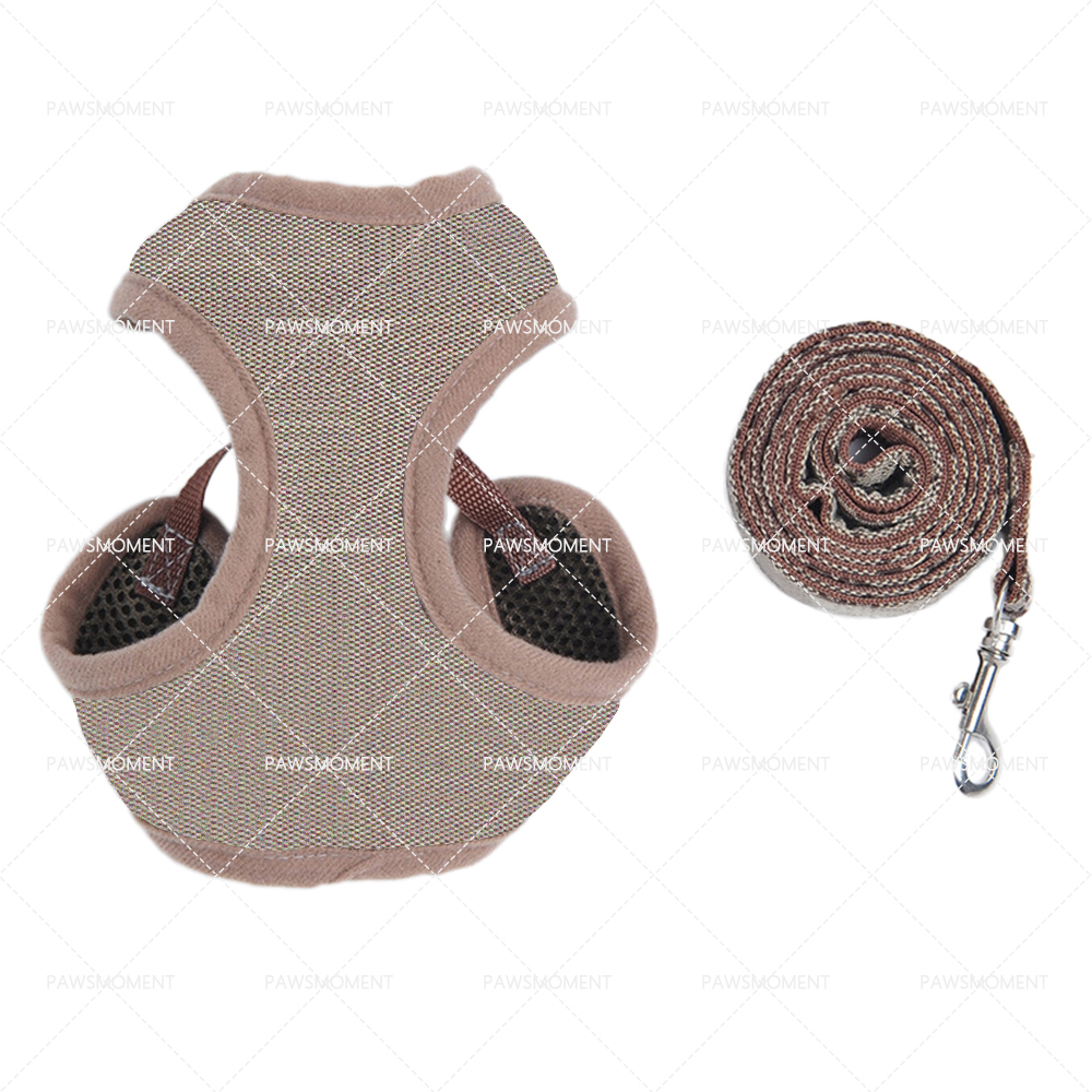 Chihuahua Outdoor Leash Pet Dog Harness Leash Set for Small Dogs Collar for Yorkies  Materials Dog Accessories LC0104