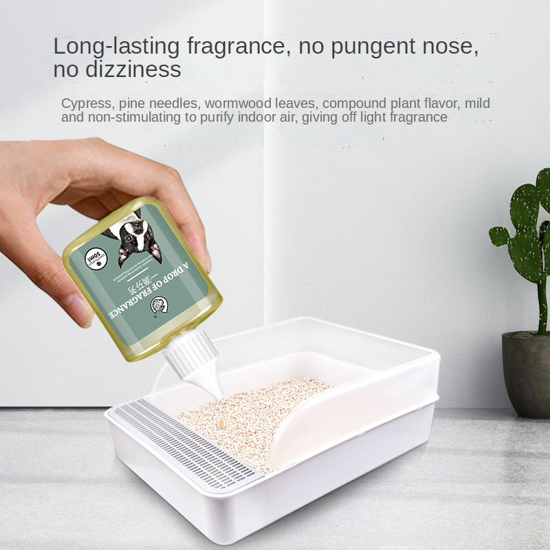 3PCS Odor Neutralizer Pet Deodorant Carpex Cat Liquid Litter Grass Poop Indoor Rodent Cages Dog To Urine Smell Talco Perfume