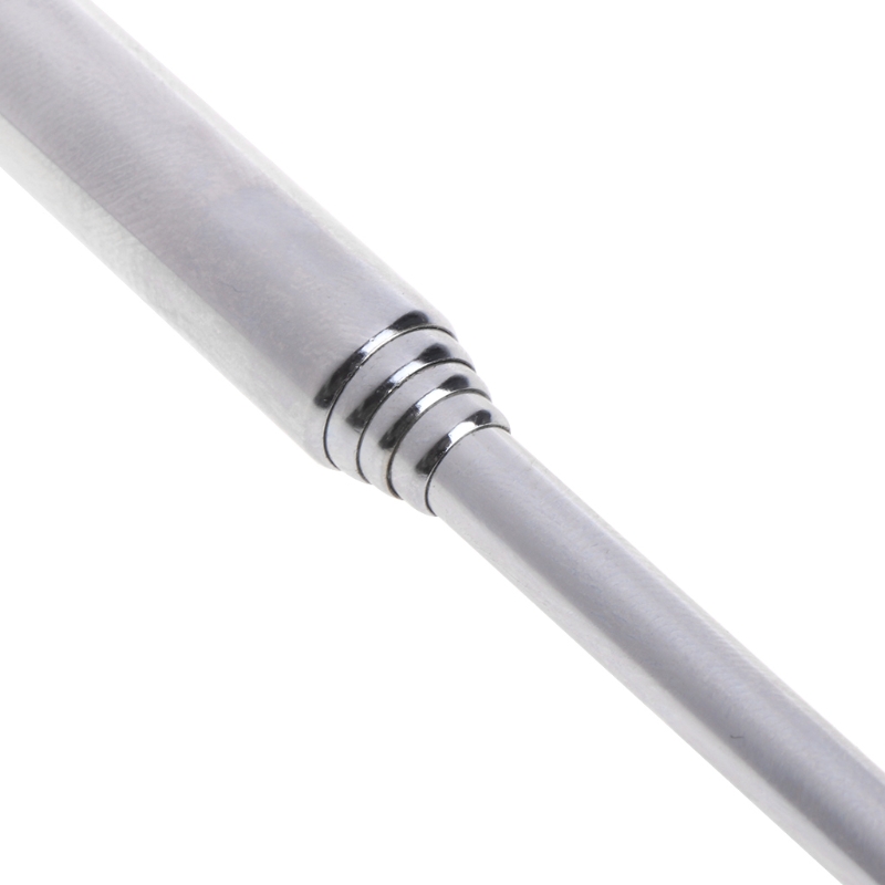 581C Telescopic Snake Capture Hook Stainless Steel Hook Rod Snake Catcher 39'' for Reptile Catching Controlling Moving Snakes