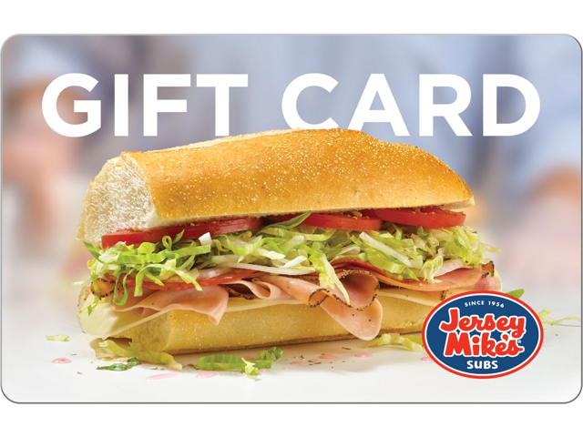 Jersey Mike's $50 Gift Card (Email Delivery)
