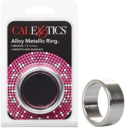 CalExotics Novelties Alloy Metallic Penis Enhancement Ring, Medium