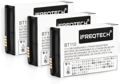 3PCS PMNN4578A BT110 2300mAh Li-Ion Replacement Battery Compatible for Motorola DTR600 DTR700 DTR720 Two Way radios [2024 New Version]