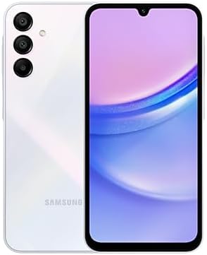 Samsung Galaxy A15 (SM-155M/DSN), 128GB 6GB RAM, Dual SIM, Factory Unlocked GSM, International Version (Ring Grip Case Bundle) (Light Blue)