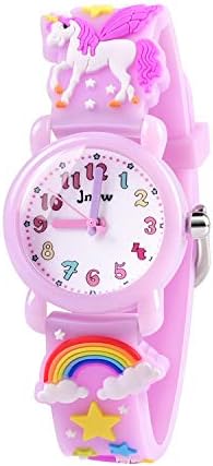 Girls Watch - 3D Cartoon Waterproof Toddler Watch, Gifts for Girls Age 2-8 Toys for 3 4 5 6 7 Year Old Girls - Kids Gifts