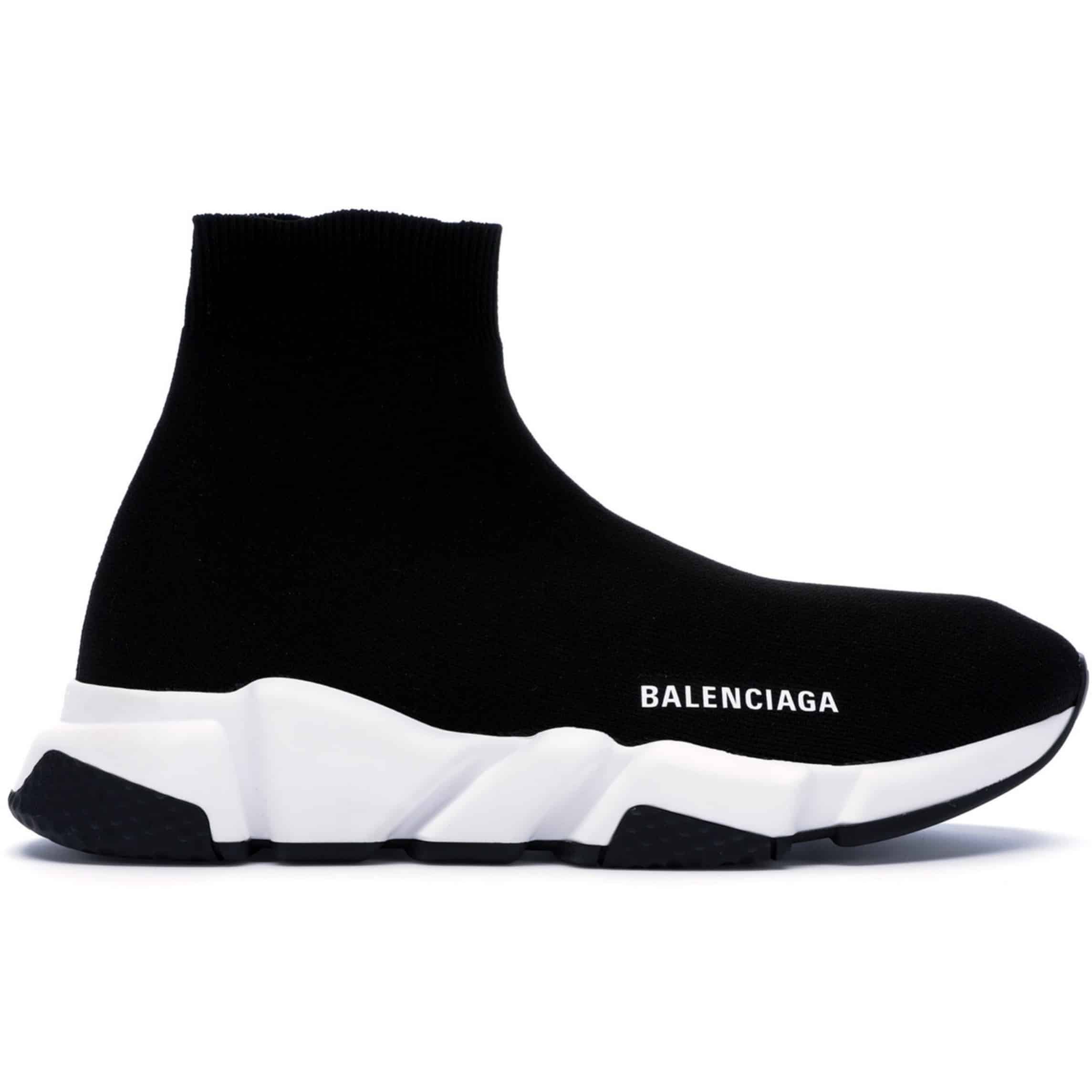 BALENCIAGA SPEED TRAINER BLACK WHITE – BB10