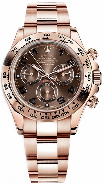 Rolex Cosmograph Daytona Brown Dial Men’s Watch 116505